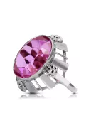 Vintage Jewlery Ring Amethyst Sterling silver 925 vrc043s